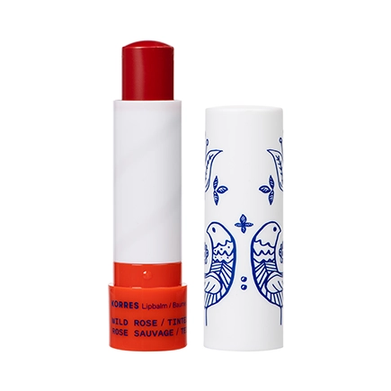 Korres WILD ROSE Lip Balm - getönt red
