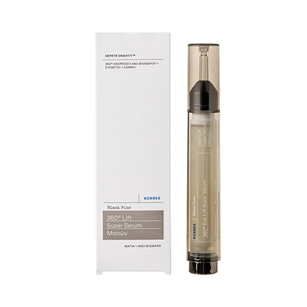 Korres BLACK PINE Super Serum für ein 360° Augenlifting