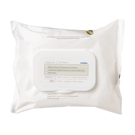 Korres OLYMPUS TEA Detox-Reinigungstücher
