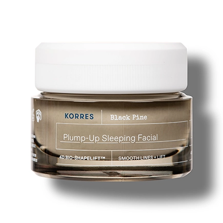 Korres BLACK PINE 4D Bio-ShapeLift™ Aufpolsternde Nachtcreme für straffe Haut