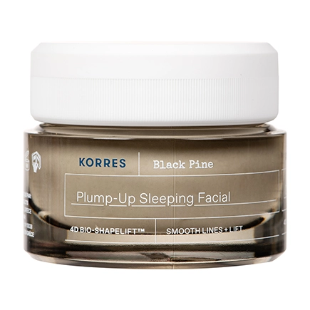 Korres BLACK PINE 4D Bio-ShapeLift™ Aufpolsternde Nachtcreme für straffe Haut