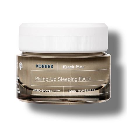 Korres BLACK PINE 4D Bio-ShapeLift™ Aufpolsternde Nachtcreme für straffe Haut