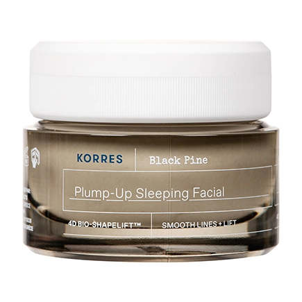 Korres BLACK PINE 4D Bio-ShapeLift™ Aufpolsternde Nachtcreme für straffe Haut