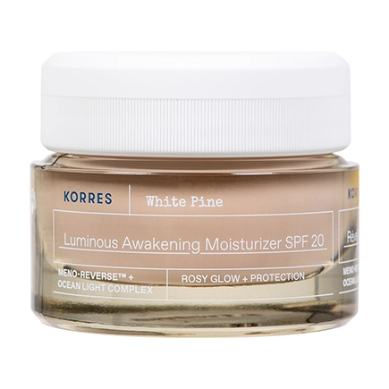 Korres WHITE PINE Meno Reverse™ Belebende Feuchtigkeitscreme für strahlende Haut SPF20