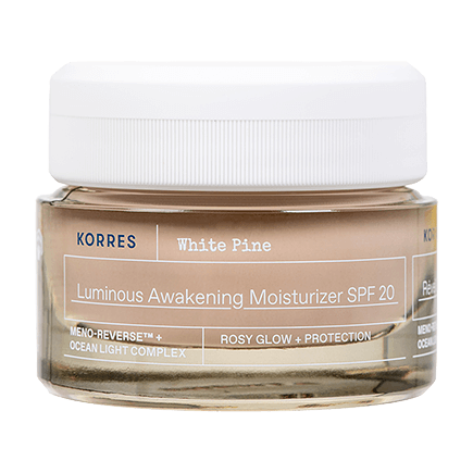 Korres WHITE PINE Meno Reverse™ Belebende Feuchtigkeitscreme für strahlende Haut SPF20