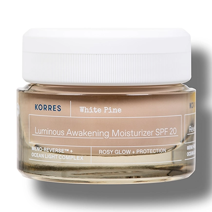 Korres WHITE PINE Meno Reverse™ Belebende Feuchtigkeitscreme für strahlende Haut SPF20