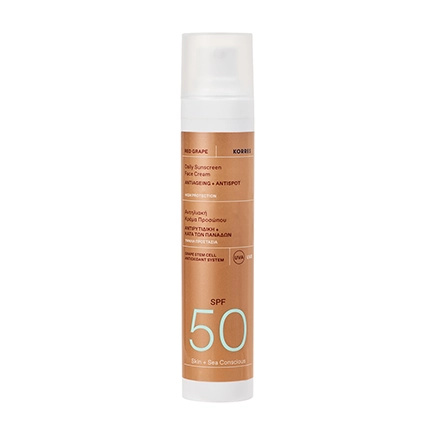 Korres RED GRAPE Sonnencreme fürs Gesicht SPF50 Anti-Aging + Anti-Dark-Spot