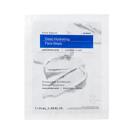 Korres GREEK YOGHURT Intensiv feuchtigkeitsspendende Tuch-Maske