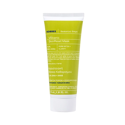 Korres SANTORINI GRAPE Hautverfeinernde Maske mit Vulkansand
