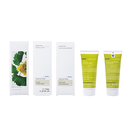 Korres SANTORINI GRAPE Hautverfeinernde Maske mit Vulkansand