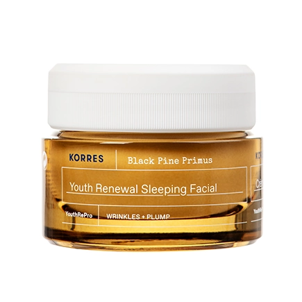 Korres BLACK PINE PRIMUS Erneuernde Nachtcreme gegen Falten