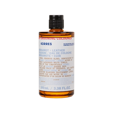 Korres ATHENIAN GROOMING Eau de Cologne mit Bergamotte + Ledernoten