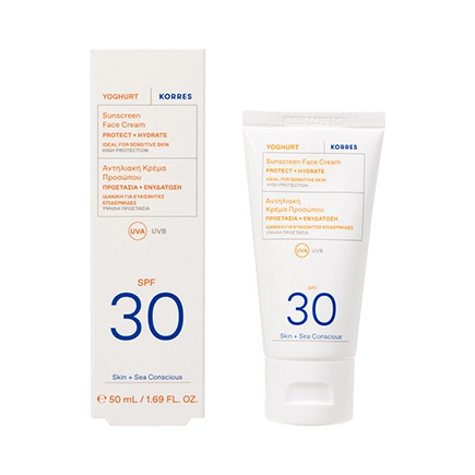 Korres YOGHURT Sonnencreme für das Gesicht SPF30