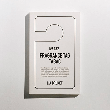 L:A Bruket 182 Fragrance Tag Tabac