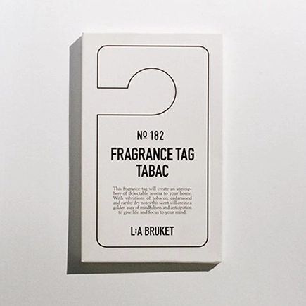 L:A Bruket 182 Fragrance Tag Tabac