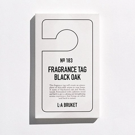 L:A Bruket 183 Fragrance Tag Black Oak