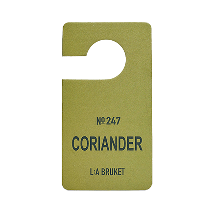 L:A Bruket 247 Fragrance Tag Coriander