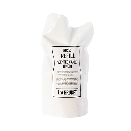 L:A Bruket 255 Refill Scented Candle Hinoki