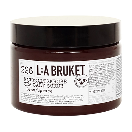 L:A Bruket 226 Sea Salt Scrub Spruce