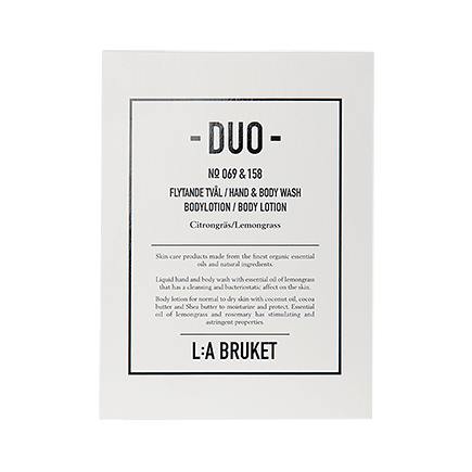 L:A Bruket 209 Duo-kit Liquid Soap/Body Lotion Lemongrass