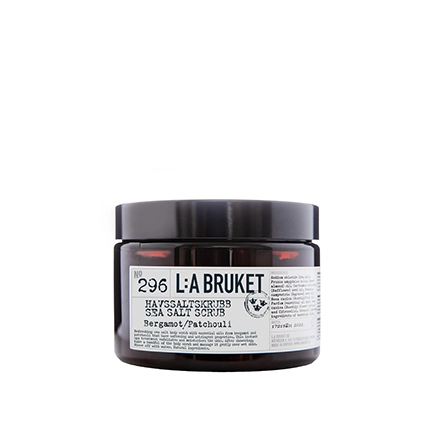 L:A Bruket 296 Sea Salt Scrub Bergamot/Patchouli