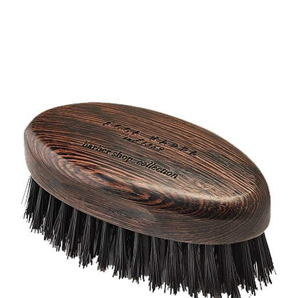 Acca Kappa Beard Brush - Wenge' Wood - Natural Black Bristles