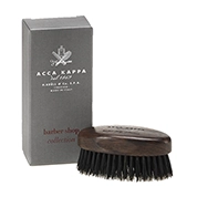 Acca Kappa Beard Brush - Wenge' Wood - Natural Black Bristles