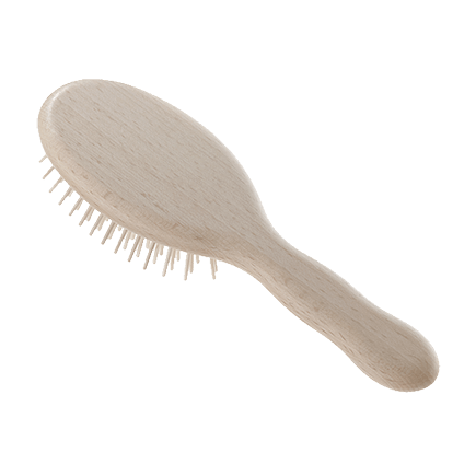 Acca Kappa Hair Brushes Collection Pneumatic Brush With Wooden Pins