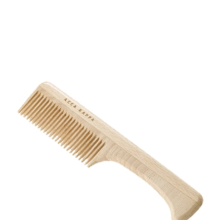 Acca Kappa Natural Beechwood Combs Wooden Comb With Handles