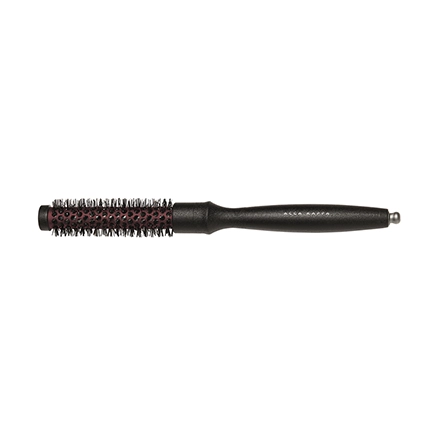 Acca Kappa GRIP & GLOSS BRUSH - CARBON FIBER - CERAMIC TOURMALINE - 100% BOAR BRISTLES & NYLON Plastic Hanger