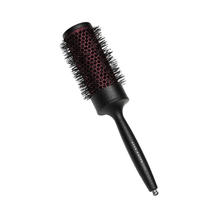 Acca Kappa GRIP & GLOSS BRUSH - CARBON FIBER - CERAMIC TOURMALINE - 100% BOAR BRISTLES & NYLON - DIAM. 43 Plastic Hanger