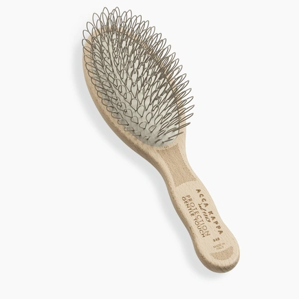 Acca Kappa PROTECTION - OVAL BRUSH - BEECHWOOD - LOOPED NYLON - MEDIUM TOUCH