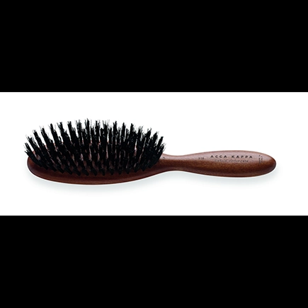 Acca Kappa PARIGINA BRUSH - KOTIBE' WOOD - 100% BOAR BRISTLES & NYLON - BLACK