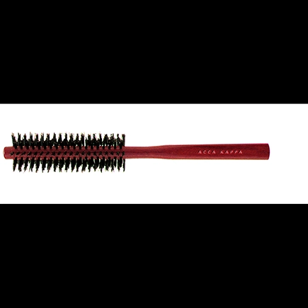 Acca Kappa ROUND BRUSH - KOTIBE' WOOD - 100% BOAR BRISTLES - DIAM. 30 Plastic Hanger