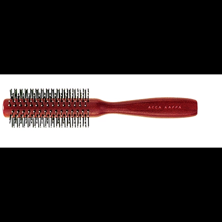 Acca Kappa ROUND BRUSH - KOTIBE' WOOD - NYLON PINS - RESIN TIPS - DIAM. 40 Plastic Hanger