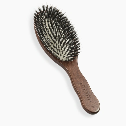 Acca Kappa OVAL BRUSH - KOTIBE' WOOD - 100% BOAR BRISTLES & NYLON MONOFILAMENT Plastic Hanger
