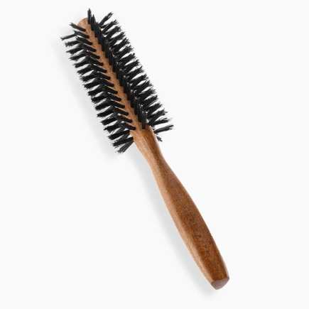 Acca Kappa ROUND BRUSH - KOTIBE' WOOD - 100% BOAR BRISTLES - DIAM. 44 Plastic Hanger