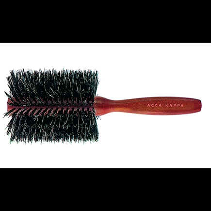 Acca Kappa HIGH DENSITY BRUSH - KOTIBE' WOOD - 100% BOAR BRISTLES & NYLON - DIAM. 83 Plastic Hanger