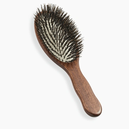 Acca Kappa OVAL BRUSH - KOTIBE' WOOD - 100% BOAR BRISTLES Plastic Hanger