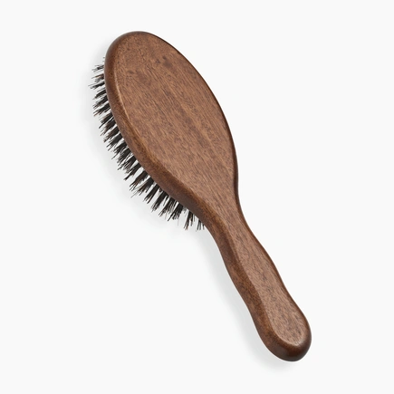 Acca Kappa OVAL BRUSH - KOTIBE' WOOD - 100% BOAR BRISTLES Plastic Hanger