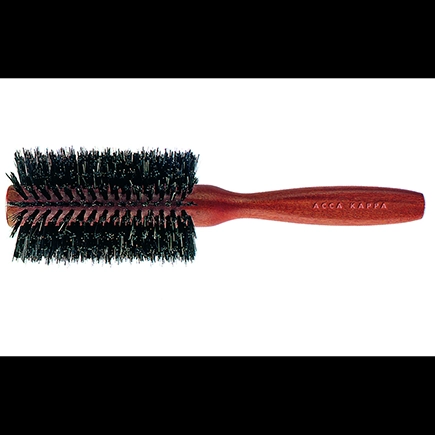 Acca Kappa HIGH DENSITY BRUSH - KOTIBE' WOOD - 100% BOAR BRISTLES & NYLON - DIAM. 59 Plastic Hanger