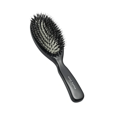 Acca Kappa OVAL BRUSH - 100% BOAR BRISTLES & NYLON MONOFILAMENT Plastic Hanger