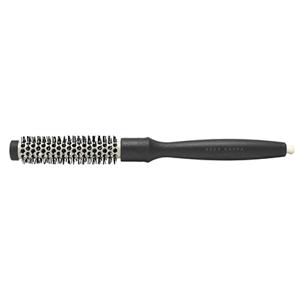 Acca Kappa TOURMALINE COMFORT GRIP BRUSH - CARBON FIBER - CERAMIC TOURMALINE - 100% NYLON - DIAM.16 Plastic Hanger