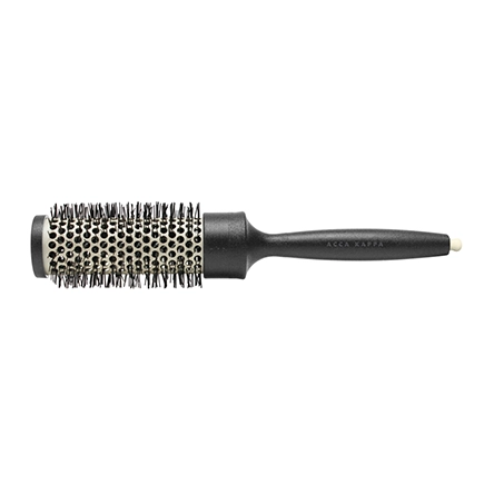 Acca Kappa TOURMALINE COMFORT GRIP BRUSH - CARBON FIBER - CERAMIC TOURMALINE - 100% NYLON - DIAM.35 Plastic Hanger