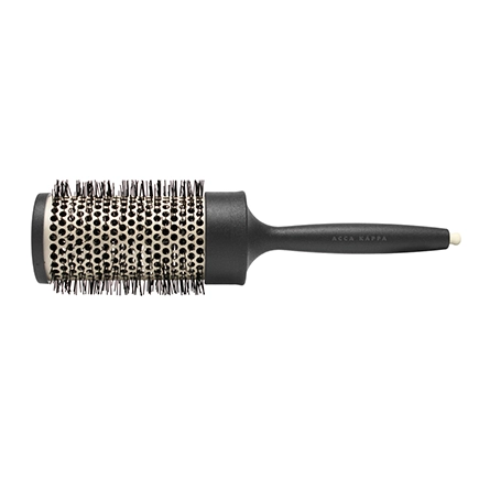 Acca Kappa TOURMALINE COMFORT GRIP BRUSH - CARBON FIBER - CERAMIC TOURMALINE - 100% NYLON - DIAM.53 Plastic Hanger