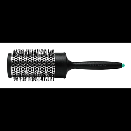 Acca Kappa THERMIC COMFORT GRIP BRUSH - PLASTIC - ALLUMINIUM - 100% NYLON - DIAM.53