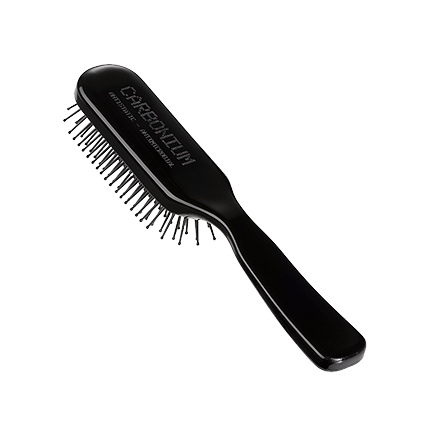 Acca Kappa Hairbrushes Collection Carbonium Brush Oval Shaped Pneumatic Travel