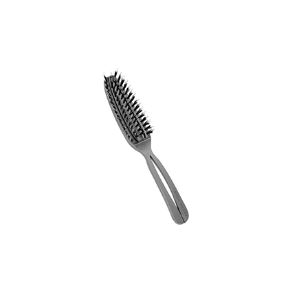 Acca Kappa SOFT AIRY - 100% BOAR BRISTLES & TWIN NYLON MONOFILAMENT - GREY COLOR