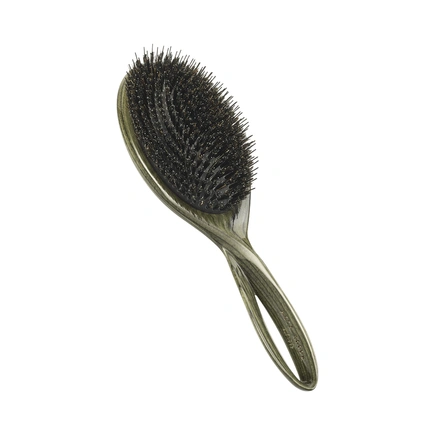 Acca Kappa INFINITO BRUSH - 100% BOAR BRISTLES - LACQUERED WOODEN HANDLE - GREEN