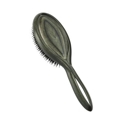 Acca Kappa INFINITO BRUSH - 100% BOAR BRISTLES - LACQUERED WOODEN HANDLE - GREEN